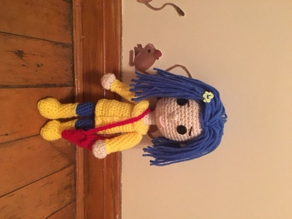 knitted coraline doll