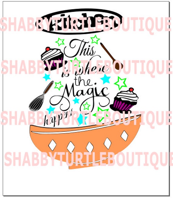 This is where the magic happens SVG file by ShabbyTurtleBoutique