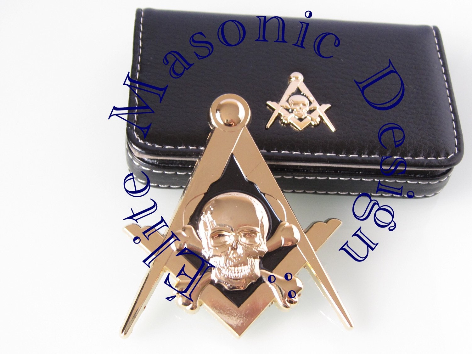 Masonic Master Mason Car Emblem & ID business dues card