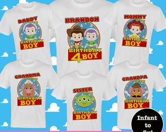 Toy Story Birthday Shirts, Disney Family Birthday Shirts,