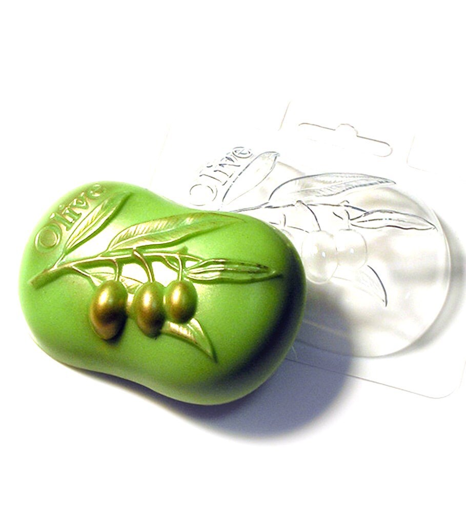 Olive mold olive green soap mold olive branch frank by Moldsold