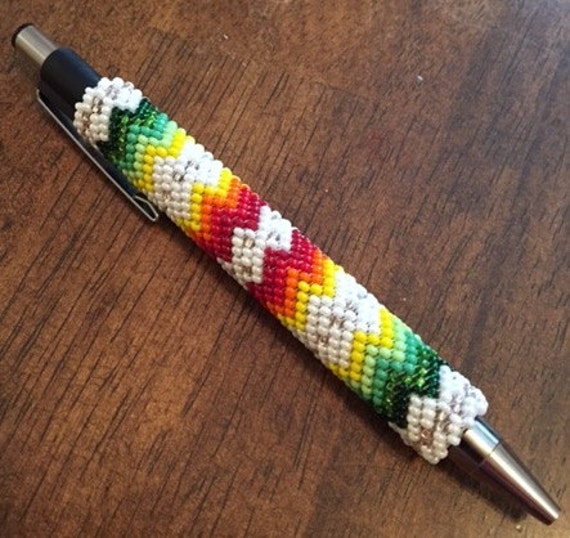 Items similar to Beaded Pen Native American Style on Etsy