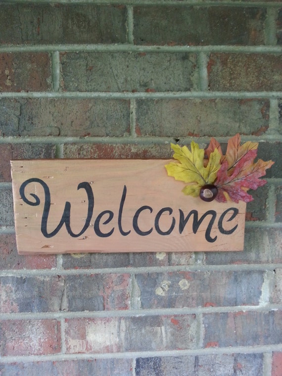 Wall Mounted Hanging Sign Handmade by
