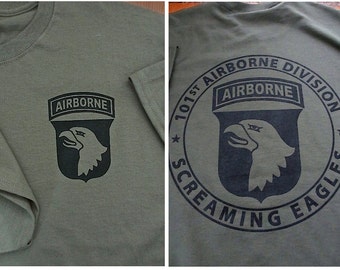 screaming eagles shirt