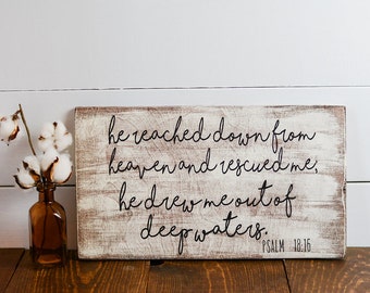 Rustic bible verse | Etsy