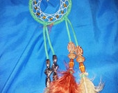 dream catcher blue beads
