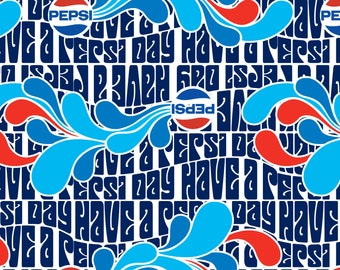 Pepsi fabric | Etsy