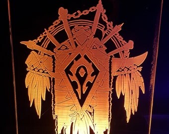 World of Warcraft Horde LED Desk Lamp