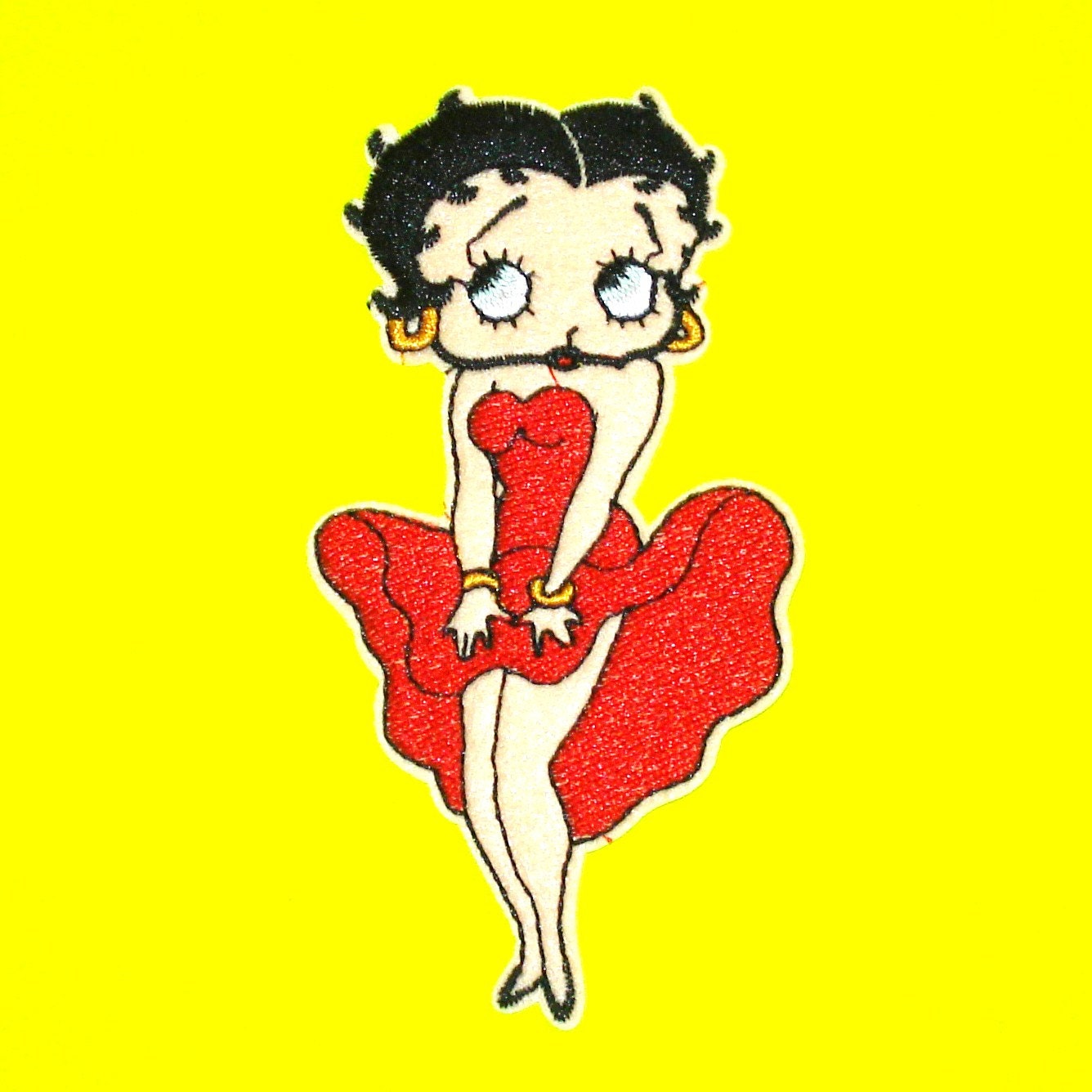 red betty boop dress