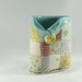Ceramic Soap Dispenser / Oval Vase / Art Vessel / Toothbrush Holder / Pencil Holder Desk Organizer, Pen Holder, Office Desk Accessories 396