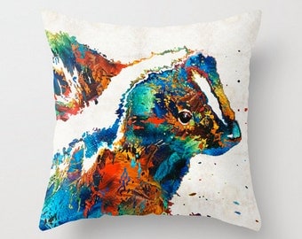 Throw Pillow COVER Yorkie Dog Pet Art Yorkshire Terrier Silky Throw Pillow COVER Yorkie Dog Pet Art Yorkshire Terrier Silky
