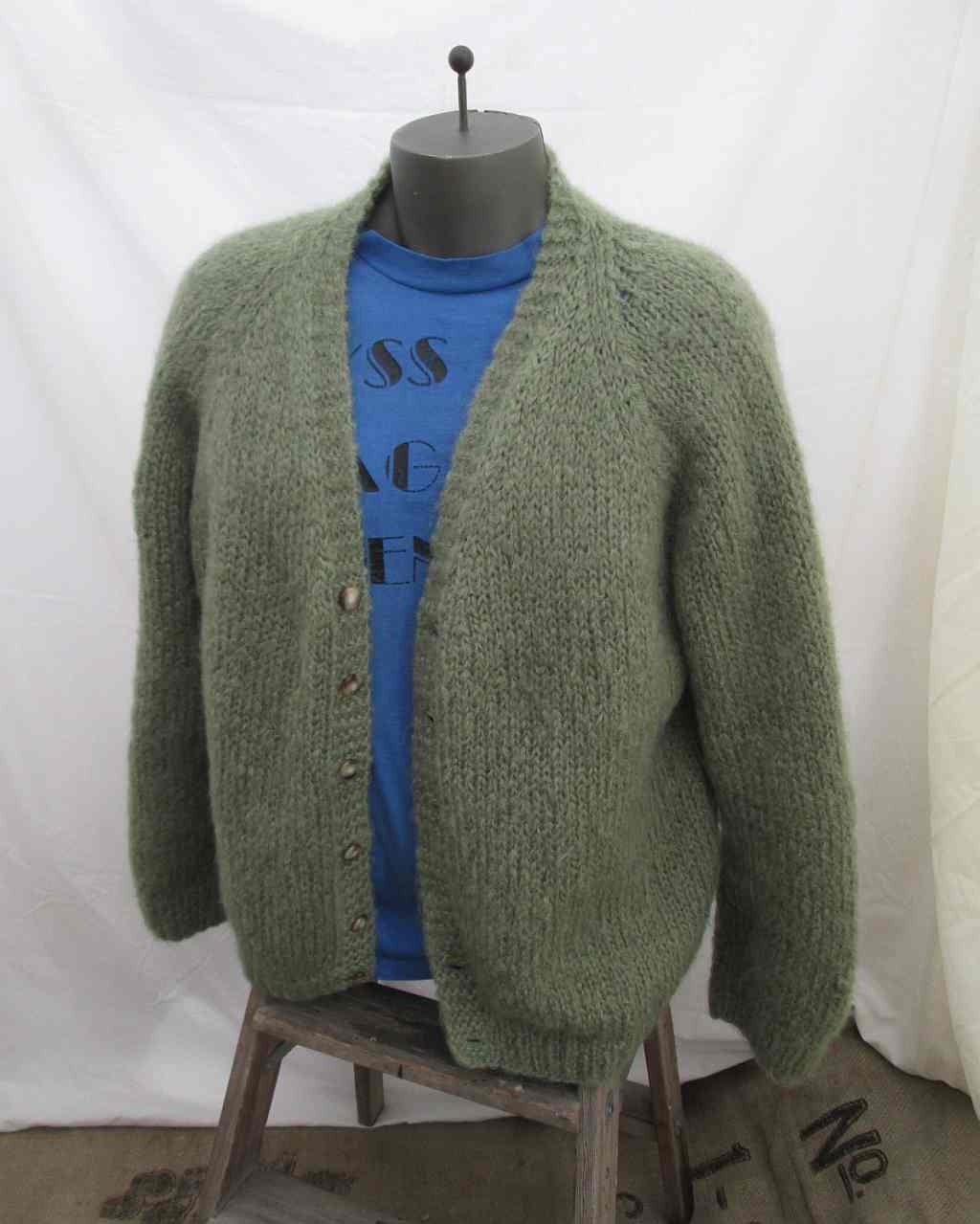 mens vintage mohair sweater