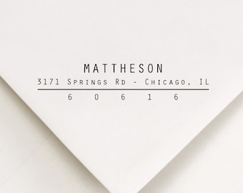 Address Stamp, New Home Stamper, Return Address Stamp, Wedding Stamp, Return Stamp, Envelope Stamping, Mailing Stamp, DIY Address (806)