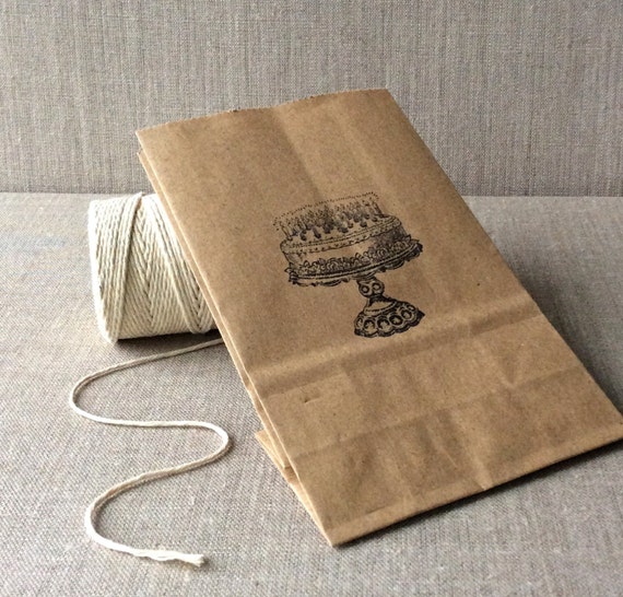 20 Wedding Cake Favor Bags Wedding cake paper by BethAndOlivia
