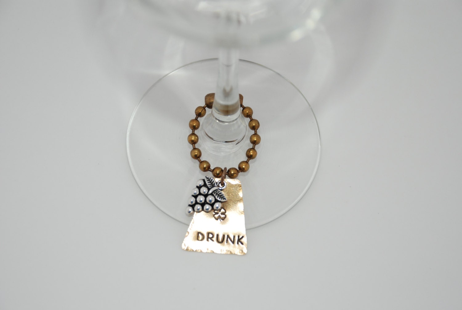 Drunk SynonymsWine Glass Charms