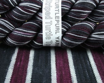 Gothic Plum - Hand-Dyed Self-Striping Sock Yarn