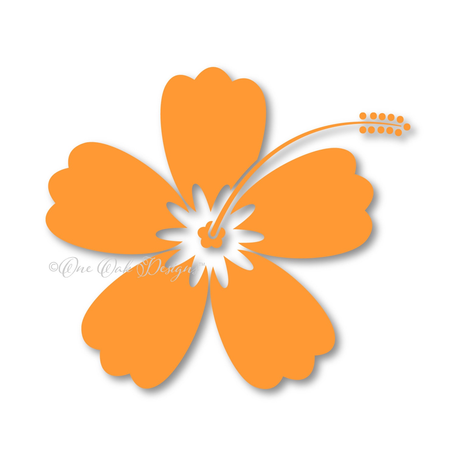 Download Hibiscus Flower SVG File DXF PDF ai eps png jpg svg