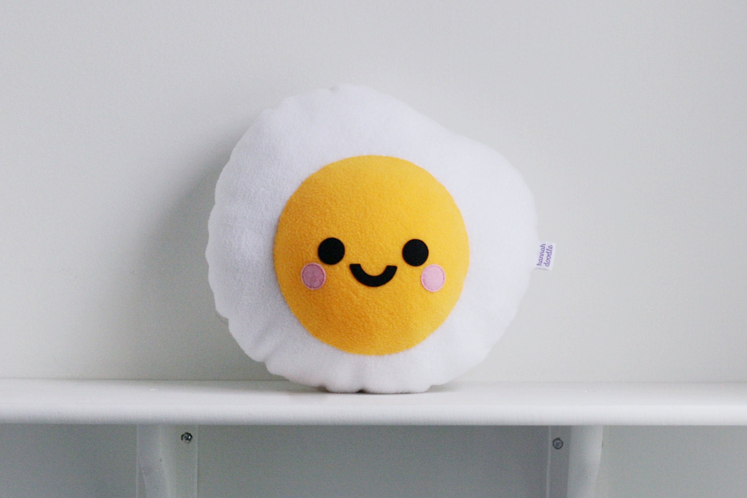 Fried Egg Cushion Food Cute Pillow by hannahdoodle on Etsy