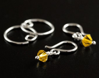 Switch Earring System Hooks and Hoops - Starter Pack in Titanium