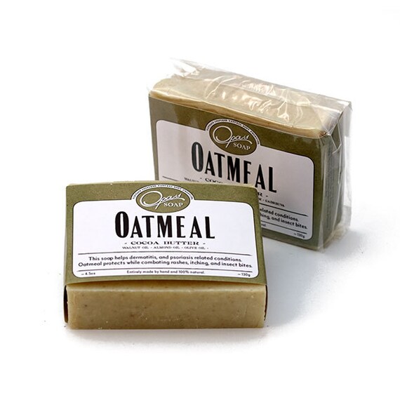 Oatmeal Organic Colloidal Soap Unscented Sensitive Skin