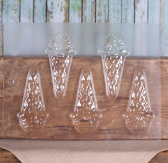 Ice Cream Cone Candy Mold Ice Cream Cone Chocolate Mold Ice