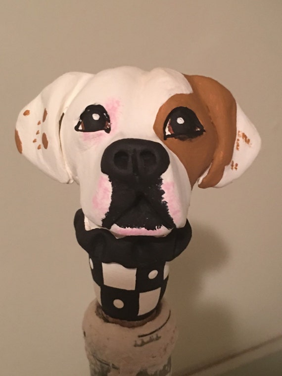 Customize Your Dog Wine Stopper IV by WolfsFolkArt on Etsy