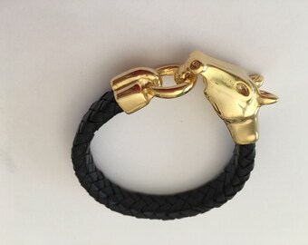 Items similar to Horse Jewelry, Horseshoe Bangle, Horse Bracelet, Gift