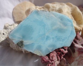 Larimar Slab #68 - Heart Healing Stone