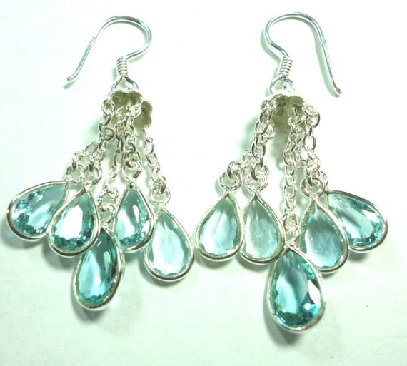 Topaz Chandelier Earrings blue topaz chandelier earrings in sterling 5 by Topaz Chandelier Earrings blue topaz chandelier earrings in sterling 5 by