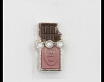 Floating Charm Chocolate Candy Bar for Floating Glass Lockets-Free Shipping