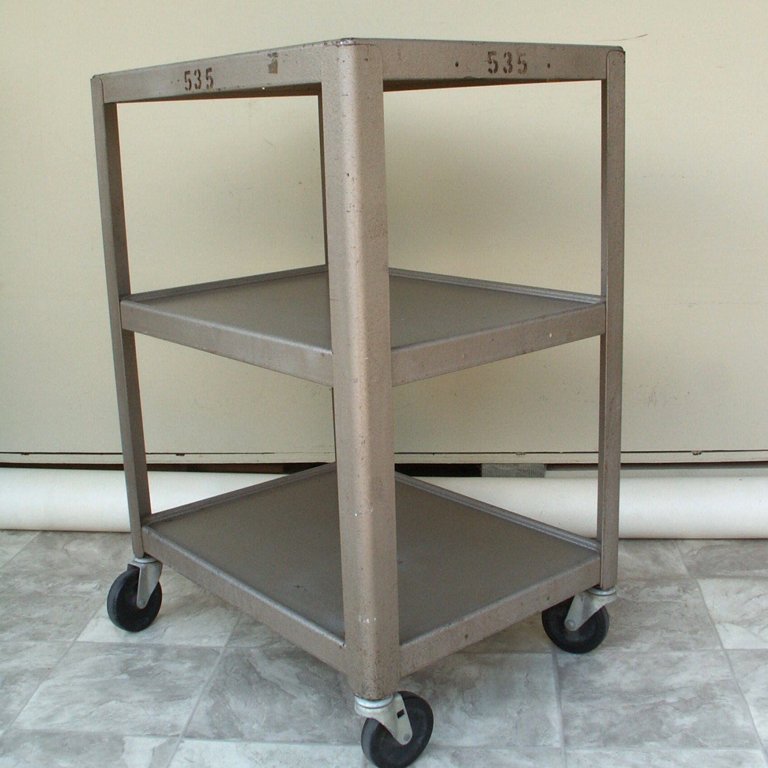 Vintage Overhead Projector Metal Cart by LOOKINGforYESTERDAY
