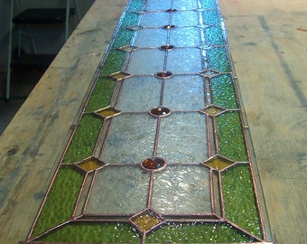 Stained Glass Sidelight or Transom - Vintage Style Sidelights