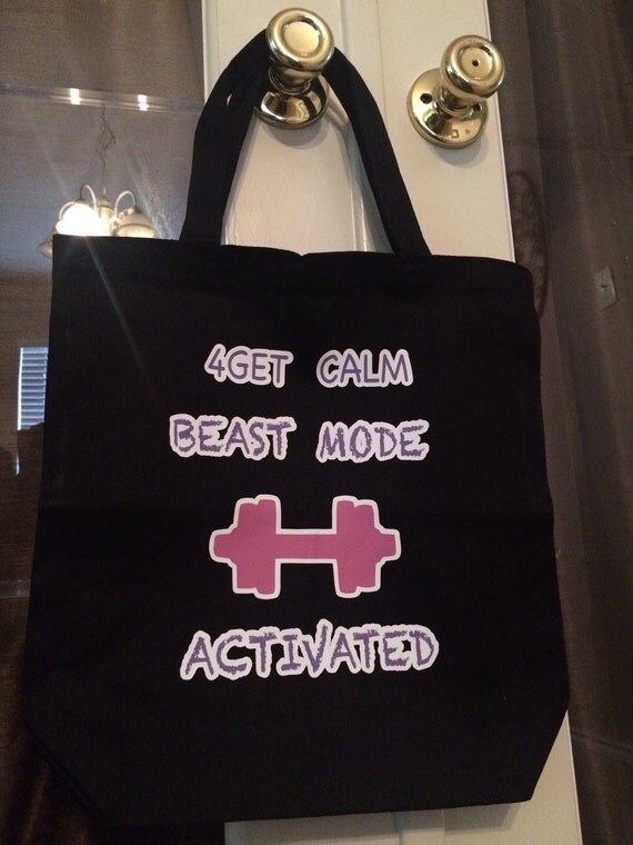 cute gym tote