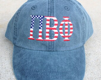 Pi Beta Phi American Flag Cap