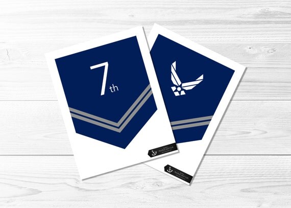 US Air Force Banner Set USAF Banner Blue & Gray Chevron