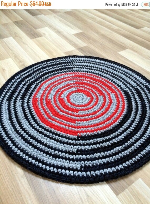 15 OFF Beautiful NEW DESIGN Hand Crochet rug with by balticfrog