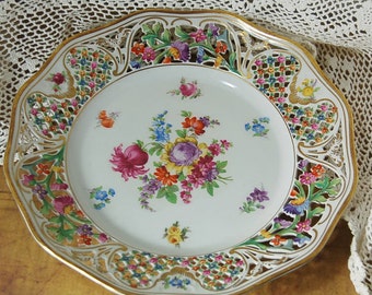 Dresden Plate Dresden Courting Plate Dresden Dinner Plate