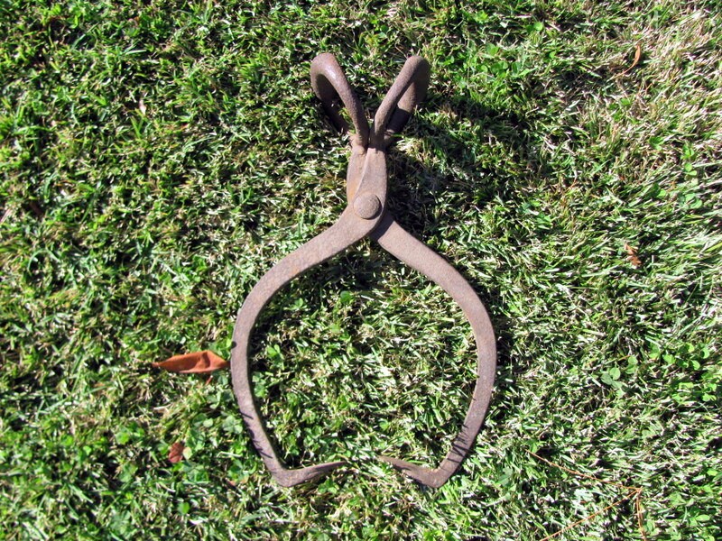 Antique Ice block Tongs /Heavy Duty Ice Tongs Rustic Primitive