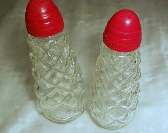 Vintage Country Cafe Salt Pepper Shakers 1950's