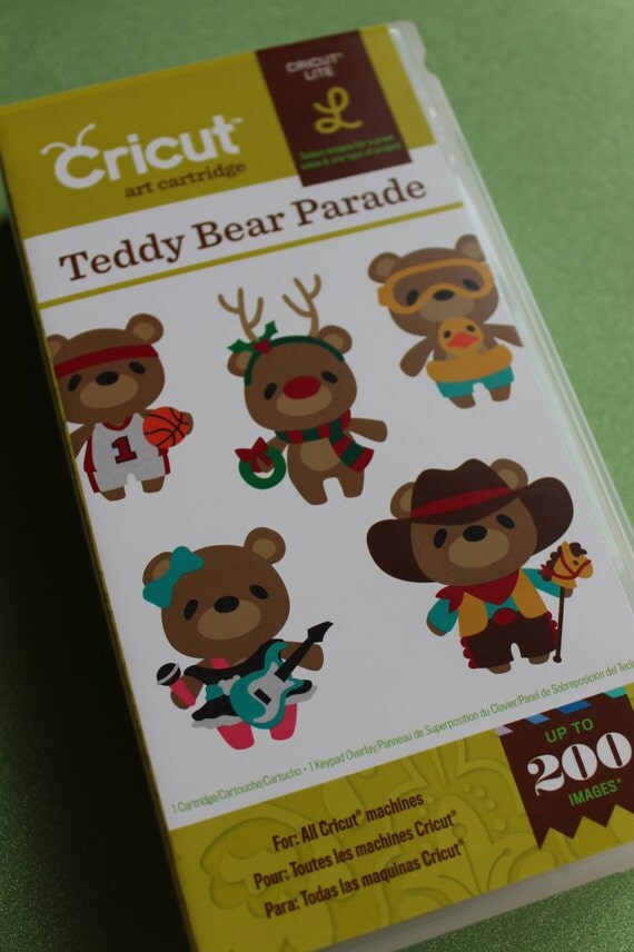 Teddy Bear Parade Cricut Cartridge Gently by wanderingblossoms