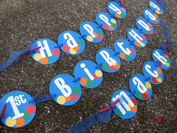 Download Bouncy Ball Multi Color Happy Birthday CIRCLE