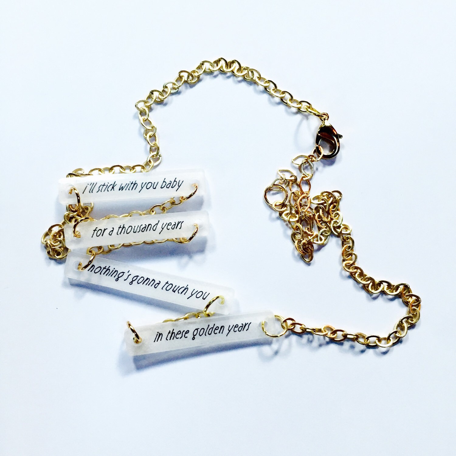 David Bowie Jewelry // Golden Years Necklace // Station to