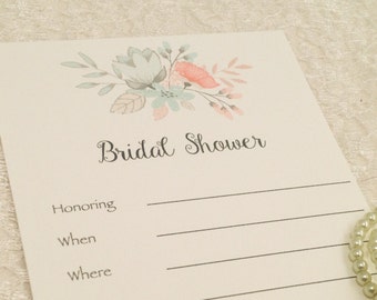 Fill In Bridal Shower Invitations 10