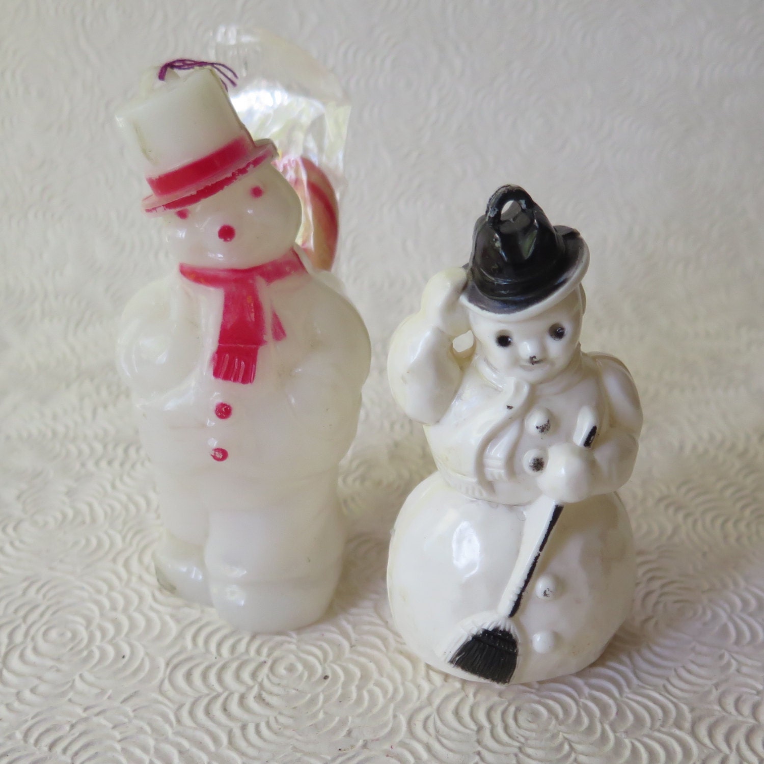 Vintage Plastic Snowman 64
