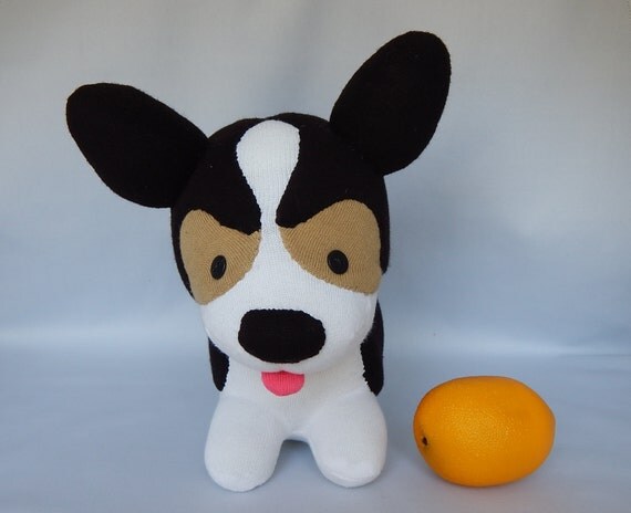 welsh corgi plush toy