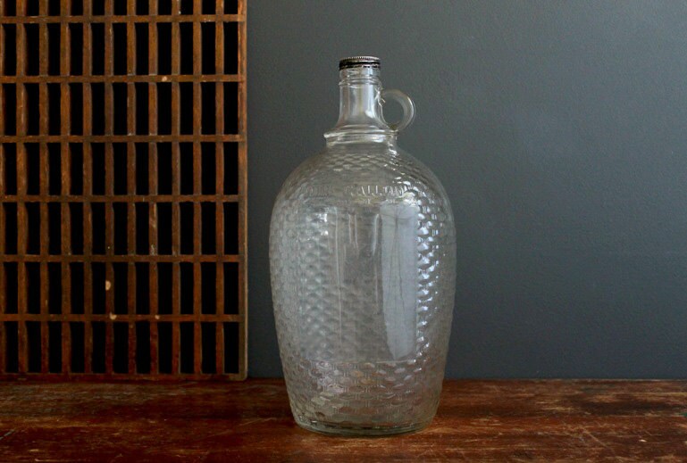 Vintage Antique Fruit Industries LTD One Gallon Glass by Circa810