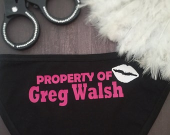 Property of Mr Undies; wedding underwear; personalised underwear; groom Underwear; novelty wedding underwear; novelty lingerie; groom gift
