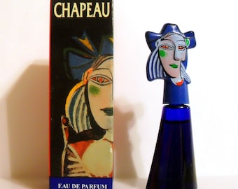 Vintage 1990s Chapeau Bleu by Marina Picasso 0.17 oz Eau de Toilette Mini Miniature PERFUME