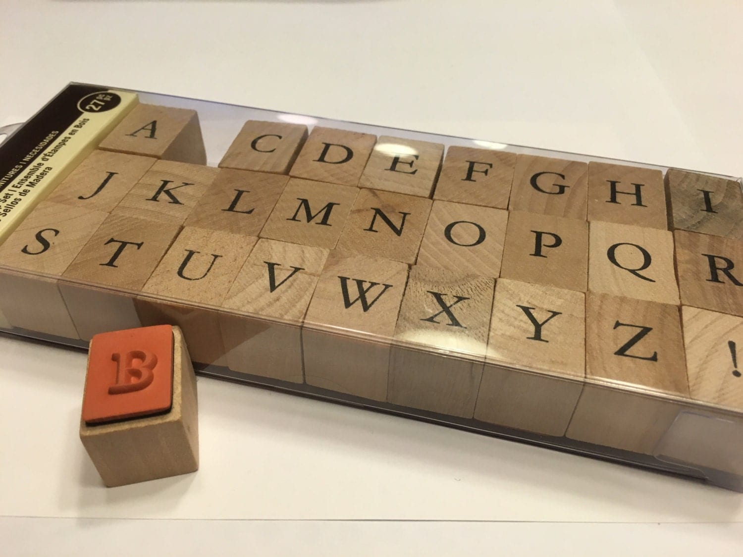 Large alphabet stamp set 12 mm BB4/2