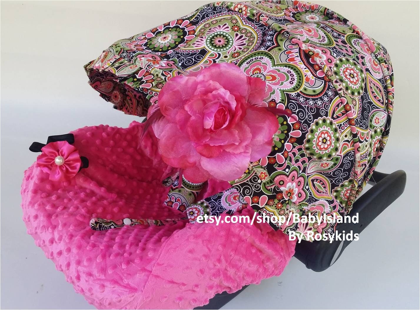 Baby Car Seat Cover Canopy Infant Infant Car Seat Cover Canopy Fl Print For Zoom
